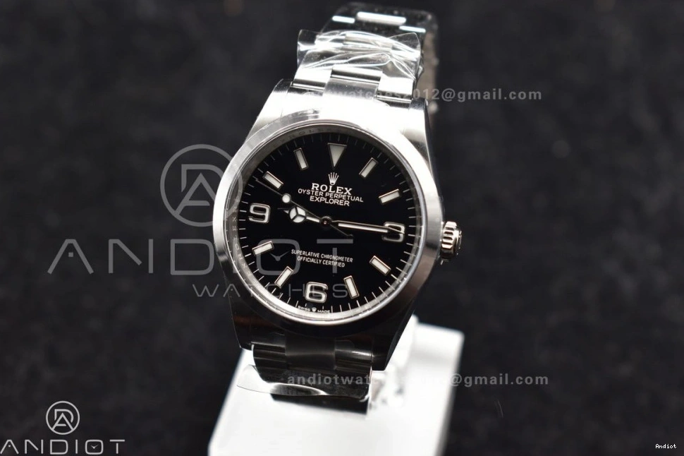 Bracelet Black 124270 SS Best Clean 36mm VR3230 1:1 Steel 904L Dial Edition Explorer on 0119